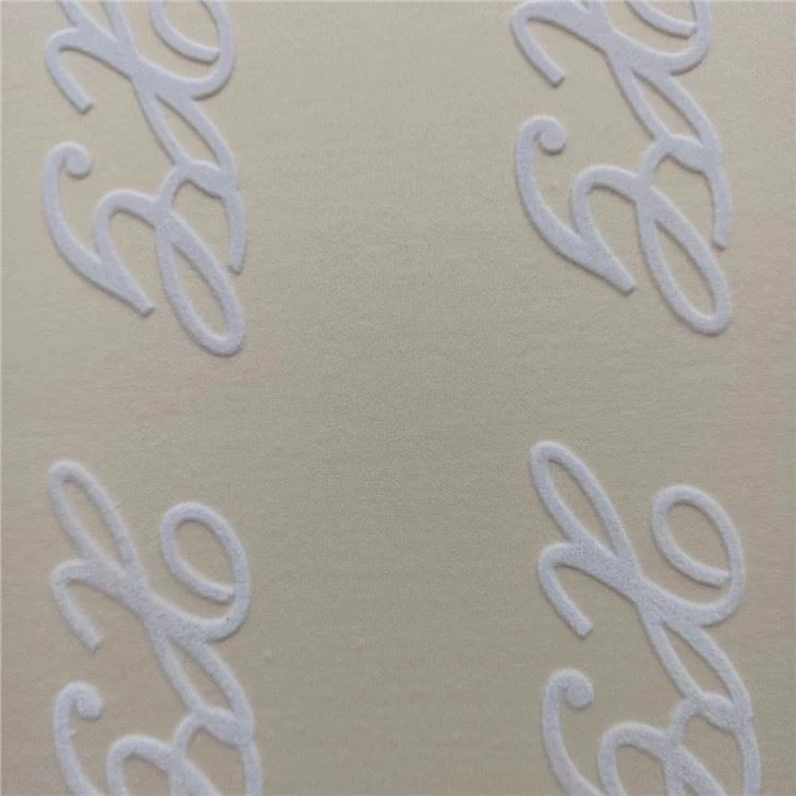 Silicone floccante